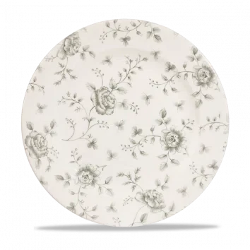 Rose Chintz Grey Profile Plate 27.6cm 6/box