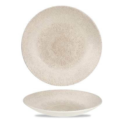 Raku Agate Grey Deep Coupe Plate 28cm 12/box