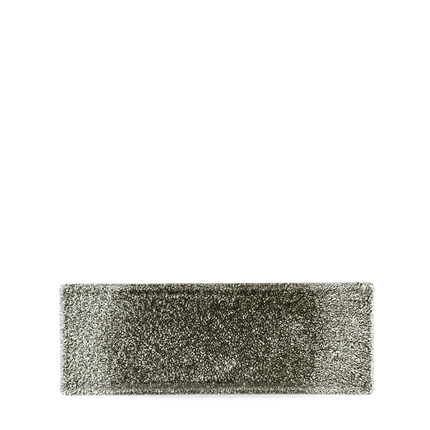 Churchill Raku Quartz Black ovaal bord 25x9 cm – zwart reactief glazuur bord voor fine dining