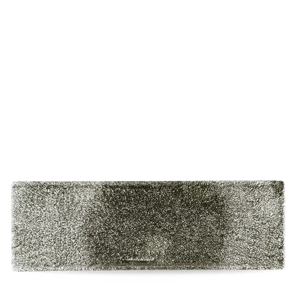 Churchill Raku Quartz Black ovaal bord 33x11 cm – groot zwart bord voor horecapresentatie