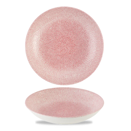 Churchill Raku Pink Quartz coupe kom Ø 24,8 cm – ruime roze serveerkom voor horeca