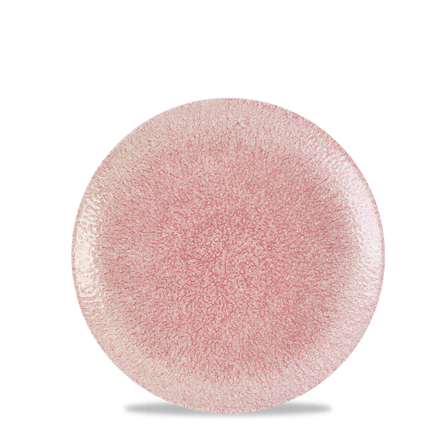 Churchill Raku Pink Quartz coupe bord Ø 16,5 cm – klein roze bijzetbord voor restaurants