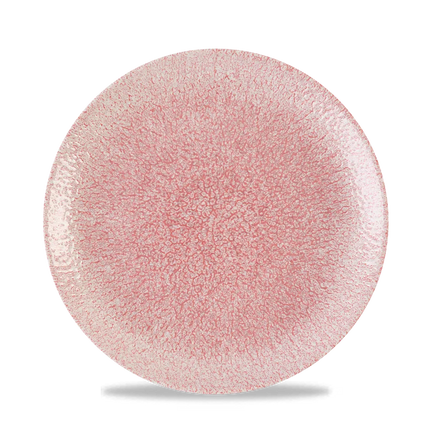 Churchill Raku Pink Quartz coupe bord Ø 21,7 cm – roze bord met reactief glazuur voor horeca