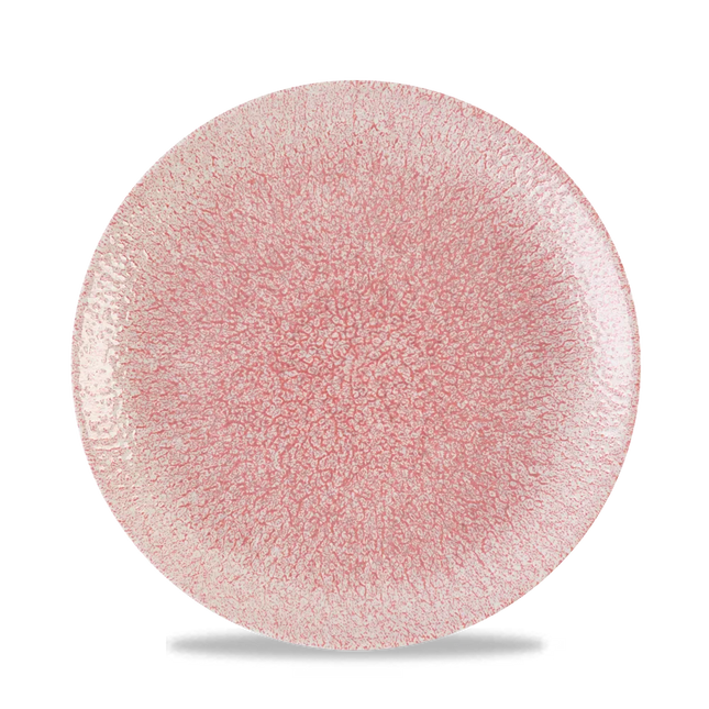 Churchill Raku Pink Quartz coupe bord Ø 21,7 cm – roze bord met reactief glazuur voor horeca