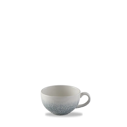Churchill Raku Topaz Blue cappuccinokopje 227ml – reactief geglazuurd stoneware voor horeca