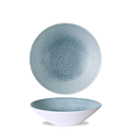 Raku Topaz Blue Evolve Deep Coupe Bowl 19 cm 6/box