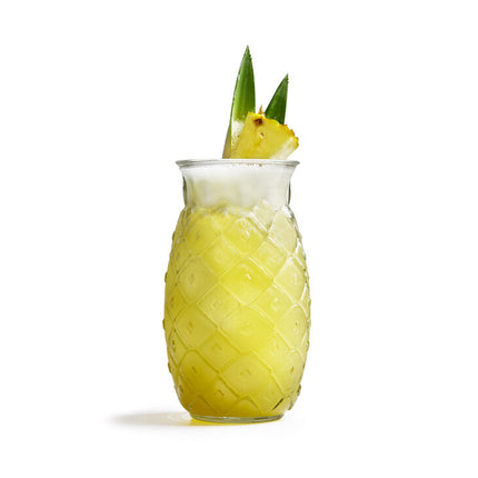 Onis Tiki Pineapple 470 ml – ananasvormig cocktailglas voor de bar