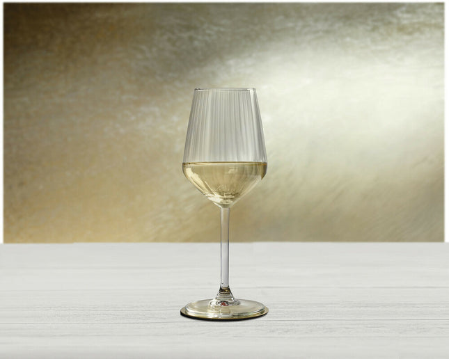 Royal Leerdam Carré Optics wijnglas 385 ml – wijnglas met reliëf voor restaurants