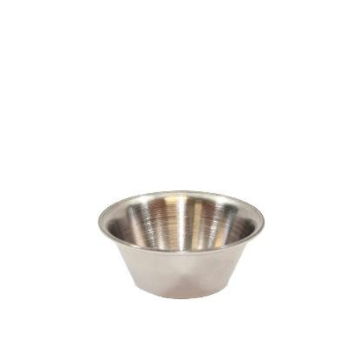 Tablecraft RVS kommetje 44 ml – klein sauskommetje voor dips en garnering in restaurant en bar