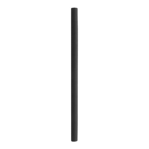 APS herbruikbare ECO rietjes zwart 8 x 150 mm - korte duurzame rietjes