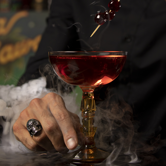 Onis Tiki Coupe glas 250 ml close-up cocktailglas professioneel horecaglas