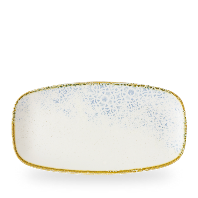 Churchill Stonecast Amalfi Blue langwerpig bord 35,5 x 18,9 cm