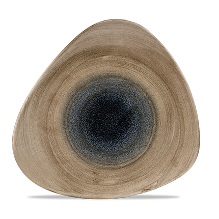 Churchill Stonecast Aqueous Bayou Lotus bord Ø 25 cm – blauw reactief glazuur porseleinen bord voor restaurants