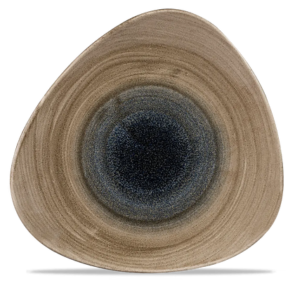 Churchill Stonecast Aqueous Bayou Lotus bord Ø 30 cm – groot blauw porseleinen bord voor fine dining