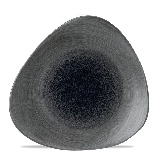 Churchill Stonecast Aqueous Fjord Lotus bord Ø 26,5 cm – blauwgrijs porseleinen bord voor restaurants
