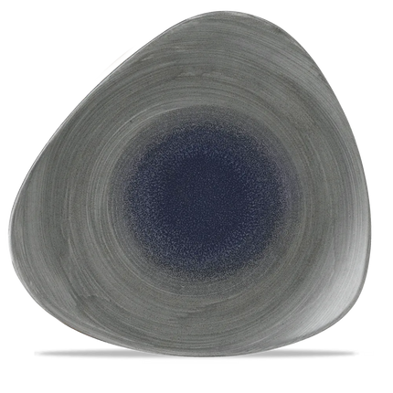 Churchill Stonecast Aqueous Fjord Lotus bord Ø 31,1 cm – groot blauwgrijs porseleinen bord voor horeca