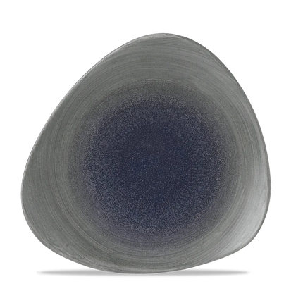 Churchill Stonecast Aqueous Fjord Lotus bord Ø 22,9 cm – blauwgrijs porseleinen bord voor restaurants