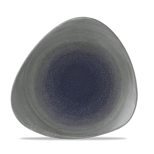 Churchill Stonecast Aqueous Fjord Lotus bord Ø 22,9 cm – blauwgrijs porseleinen bord voor restaurants
