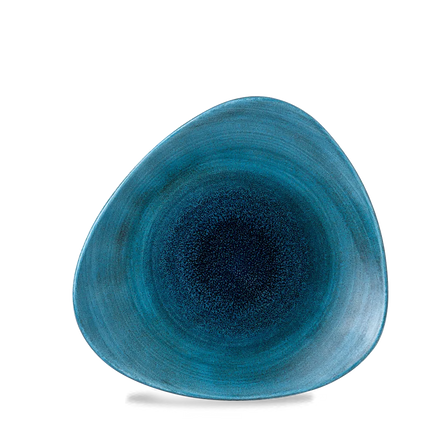 Churchill Aqueous Lagoon Lotus bord Ø 26,5 cm – turquoise porseleinen bord voor restaurants