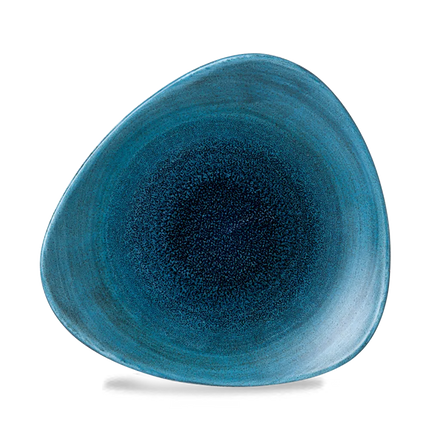 Churchill Aqueous Lagoon Lotus bord Ø 31,1 cm – groot turquoise porseleinen bord voor fine dining