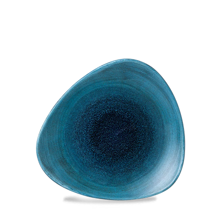 Churchill Aqueous Lagoon Lotus bord Ø 22,9 cm – turquoise porseleinen bord voor restaurants