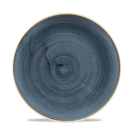Churchill Stonecast Blueberry evolve coupebord Ø 26 cm – paarsblauw reactief glazuur voor restaurants