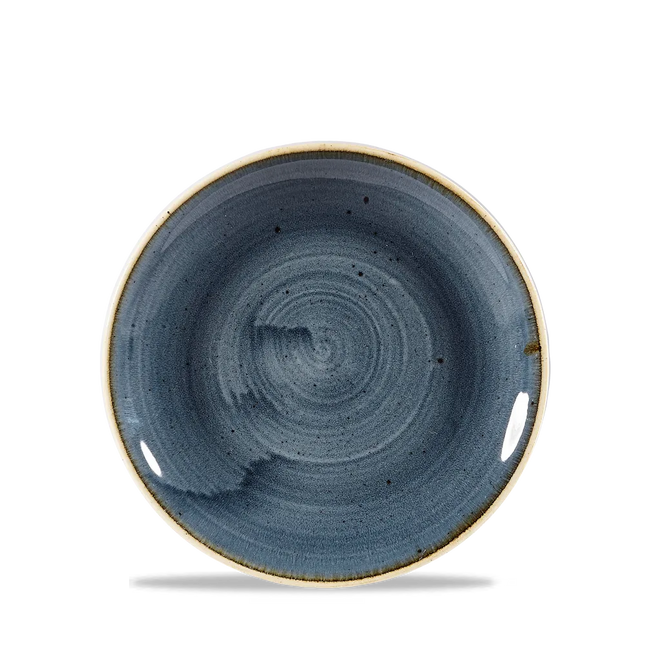 Churchill Stonecast Blueberry coupe bord Ø 17 cm – klein blauw bijzetbord voor restaurants