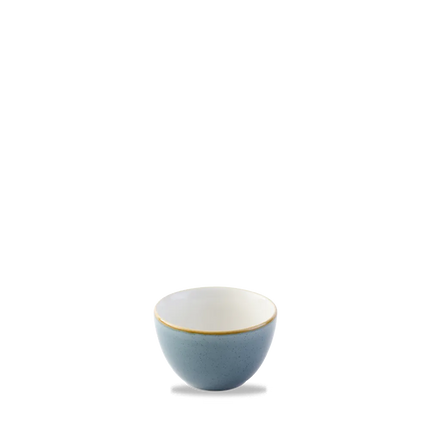Churchill Stonecast Blueberry suikerpot 227 ml – gespikkelde porseleinen suikerpot voor horeca