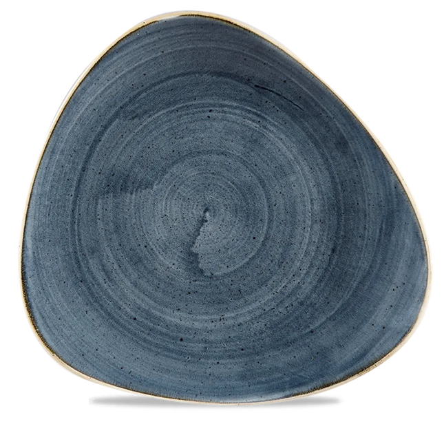 Churchill Stonecast Blueberry Lotus bord Ø 30 cm – groot paarsblauw porseleinen bord voor fine dining