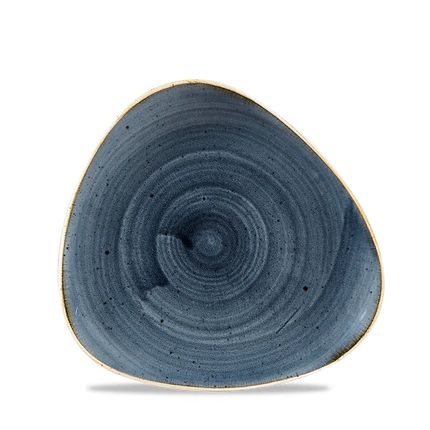 Churchill Stonecast Blueberry Lotus bord Ø 18 cm – klein paarsblauw porseleinen bordje voor horeca