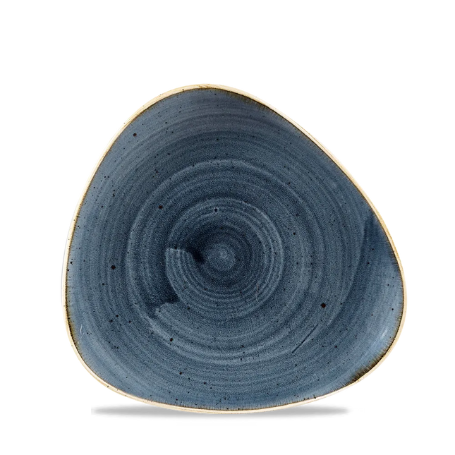 Churchill Stonecast Blueberry Lotus bord Ø 18 cm – klein paarsblauw porseleinen bordje voor horeca