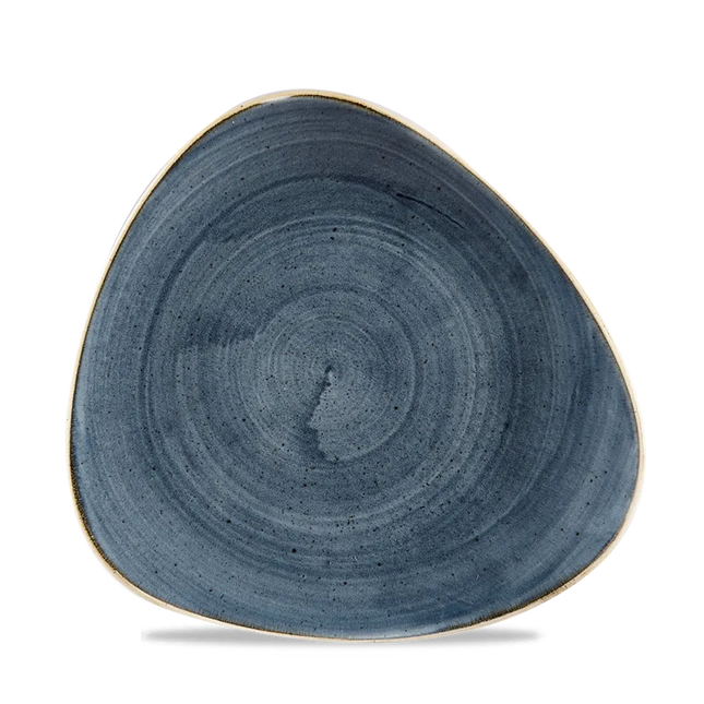 Churchill Stonecast Blueberry Lotus bord Ø 23 cm – paarsblauw porseleinen bord voor horeca