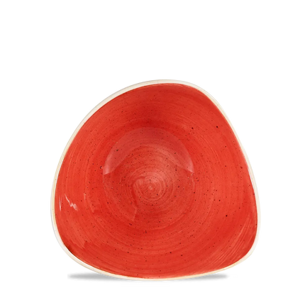 Churchill Stonecast Berry Red Lotus kom Ø 15 cm – klein rood porseleinen kommetje voor restaurants