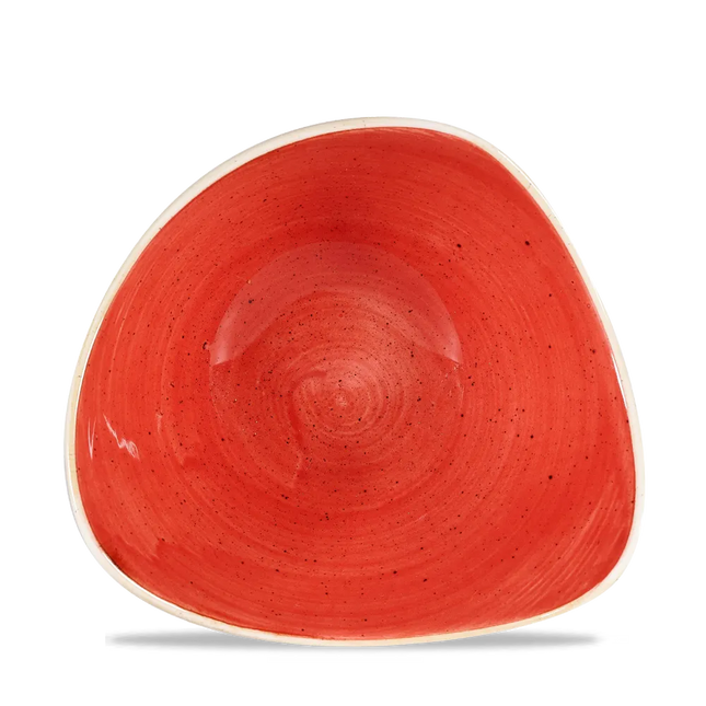 Churchill Stonecast Berry Red Lotus kom Ø 23 cm – rood porseleinen kom voor horeca