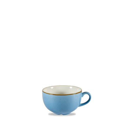 Churchill Stonecast Cornflower Blue cappuccino kopje 237 ml – kobaltblauw porseleinen kopje voor café en horeca
