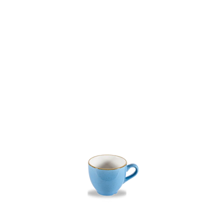 Churchill Stonecast Cornflower Blue espressokopje 104 ml – kobaltblauw porseleinen kopje voor bar en café