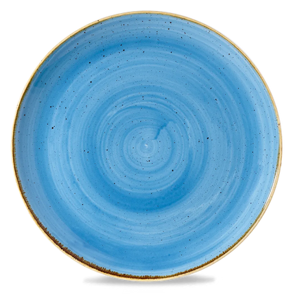 Churchill Stonecast Cornflower Blue ronde evolve bord Ø 30 cm – kobaltblauw porseleinen bord voor horeca
