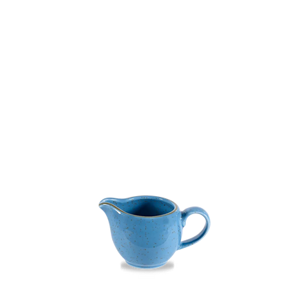 Churchill Stonecast Cornflower Blue schenkkannetje 118 ml – kobaltblauw porseleinen kannetje voor melk in horeca
