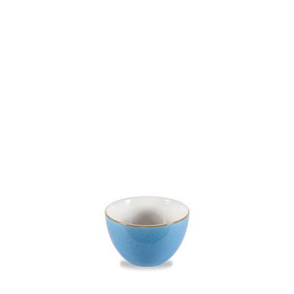 Churchill Stonecast Cornflower Blue suikerpot 237 ml – kobaltblauw porseleinen suikerpotje voor restaurants