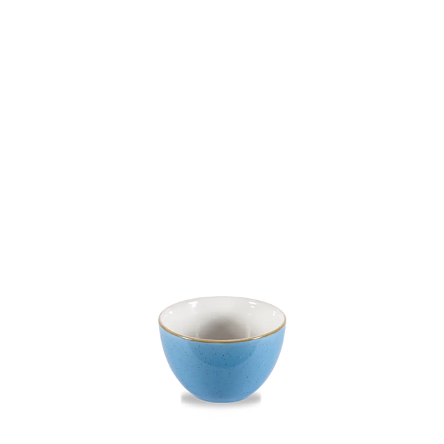 Churchill Stonecast Cornflower Blue suikerpot 237 ml – kobaltblauw porseleinen suikerpotje voor restaurants