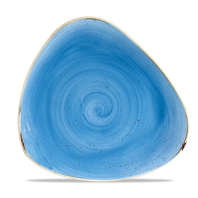 Churchill Stonecast Cornflower Blue bord Ø 27 cm – kobaltblauw porseleinen bord voor fine dining
