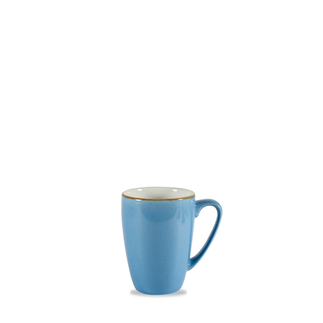 Churchill Stonecast Cornflower Blue mok 355 ml – kobaltblauw porseleinen mok met oor voor café en horeca