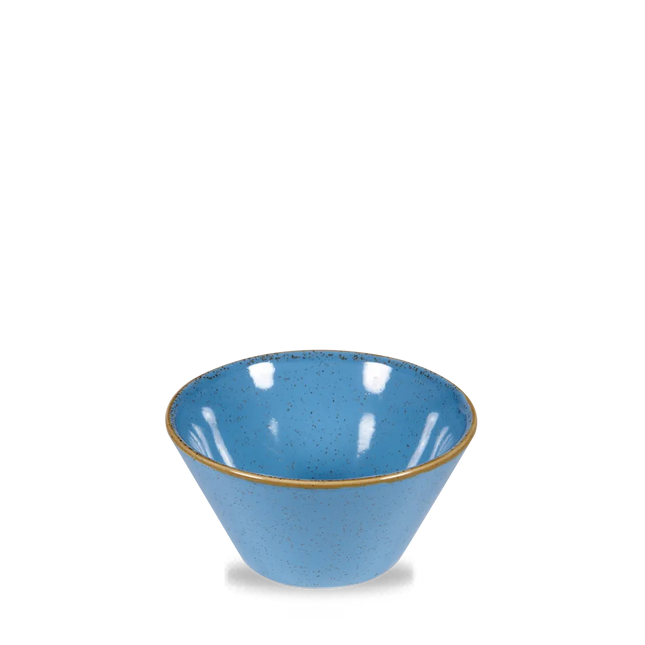 Churchill Stonecast Cornflower Blue Zest kom 355 ml – kobaltblauw porseleinen kom voor fine dining