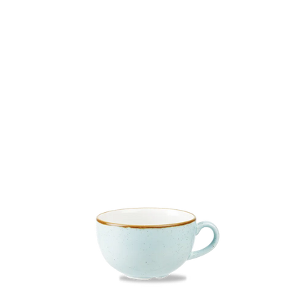 Churchill Stonecast Duck Egg cappuccino kopje 237 ml – zachtblauw porseleinen kopje voor café en horeca