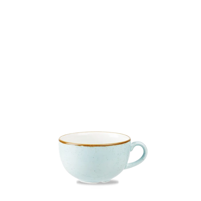 Churchill Stonecast Duck Egg cappuccino kopje 355 ml – groot zachtblauw porseleinen kopje voor restaurants