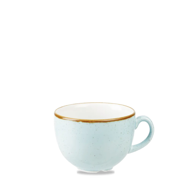 Churchill Stonecast Duck Egg cappuccino kopje 518 ml – groot zachtblauw porseleinen kopje voor café