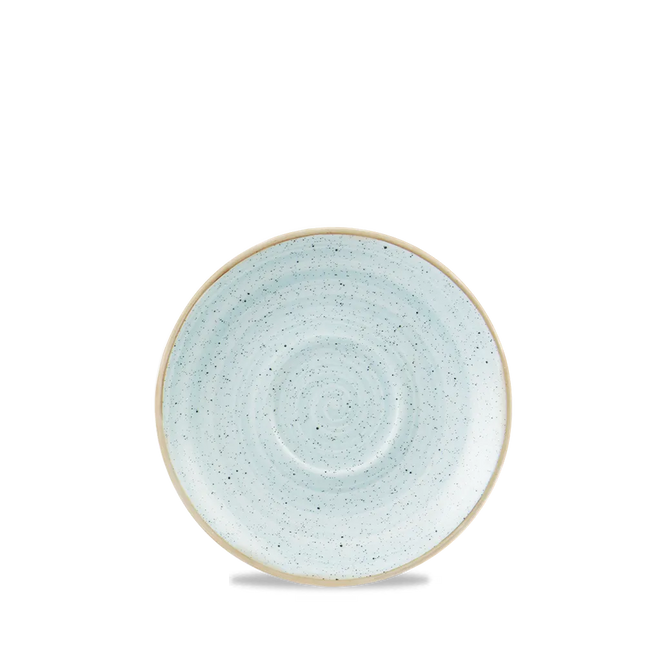 Churchill Stonecast Duck Egg cappuccino schotel 16 cm – zachtblauw porseleinen schotel voor horeca