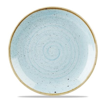 Churchill Stonecast Duck Egg evolve coupebord Ø 26 cm – zachtblauw reactief glazuur bord voor fine dining