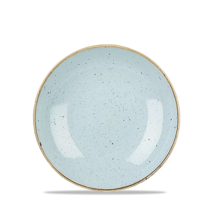 Churchill Stonecast Duck Egg evolve coupebord Ø 17 cm – klein zachtblauw porseleinen bordje voor horeca