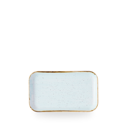 Churchill Stonecast Duck Egg Blue rechthoekig bord 22 x 13 cm
